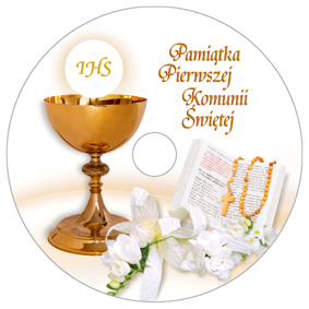 Pamiątka komunii Świętej okładki i naklejki DVD1 - Komunia Święta płyta DVD 291.jpg