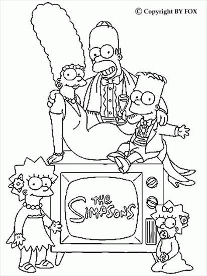 Simpsons - Simpsons - kolorowanka 130.GIF