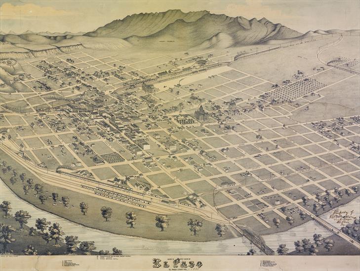 Stare plany miast - Old_map-El_Paso-1886.jpg
