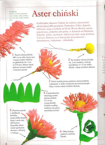 Kwiaty - jak zrobić - Aster chiński cz.1.jpg
