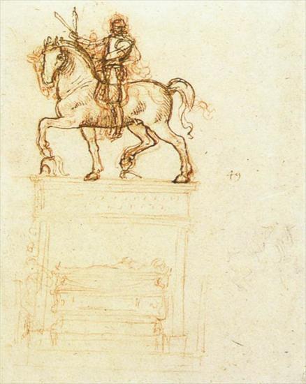 Leonardo da Vinci - Study for the Trivulzio monument1508-12Royal Library, Windsor.bmp