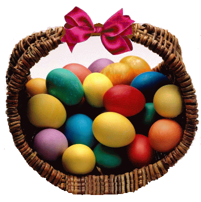 gifki i jpg-rozne - koszyk z jajami na Wielkanoc.gif
