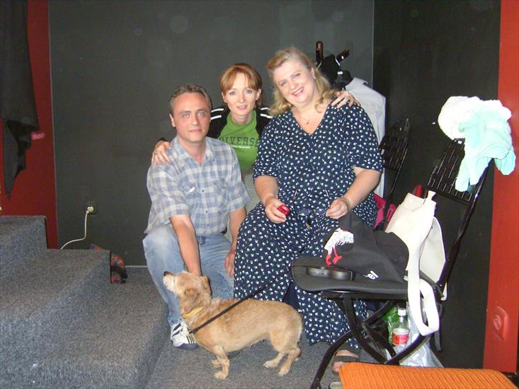 Zdjęcia moje z różnymi znanymi osobami - Ja z panią Stasią Celińską i Justyną Szafran 2005r..jpg