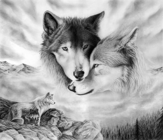 psy i wilki - Wolf_Mates_by_jocarra.jpg