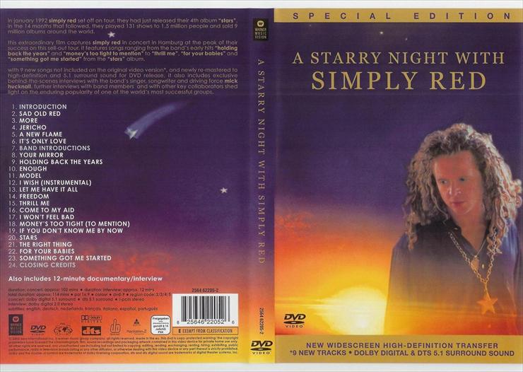 okładki DVD koncerty - Simply Red - A Starry Night.jpg