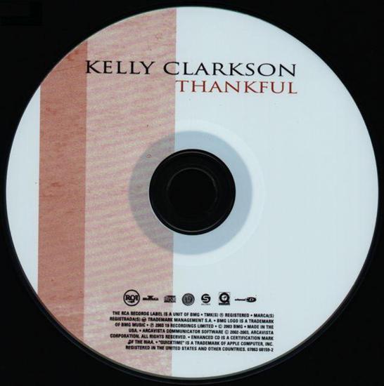 Kelly Clarkson - Thankful 2003 - Kelly Clarkson - Thankful - Disc.jpg