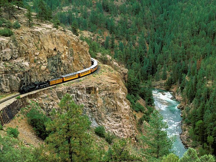 Kolej foto - Durango  Silverton Narrow Gauge Railroad, Colorado.jpg