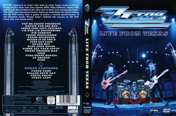 OKŁADKI DVD -MUZYKA - ZZ Top - Live from Texas.jpg