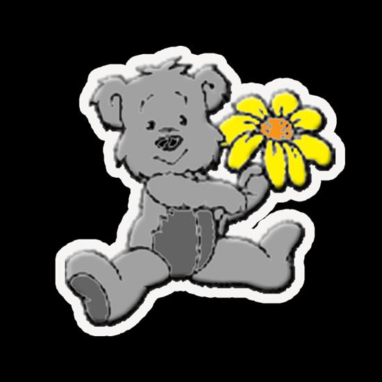 Dla dzieci - Teddy and Flower.png