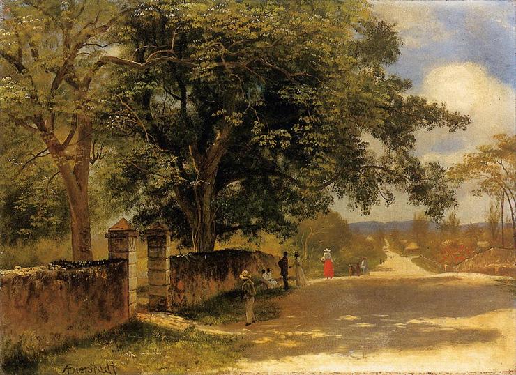 Albert Bierstadt 1830-1902 - Street in Nassau 1878.jpg