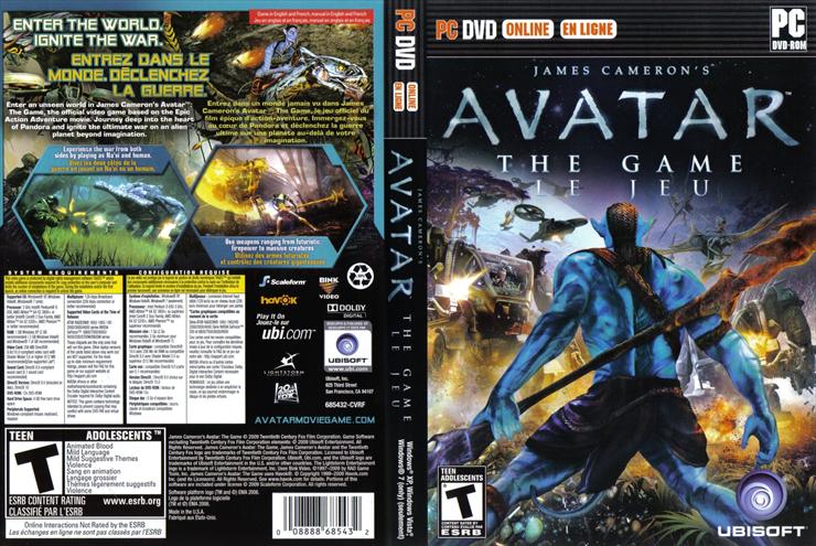 OKŁADKI DO GIER - James_Camerons_Avatar_The_Game-front.jpg