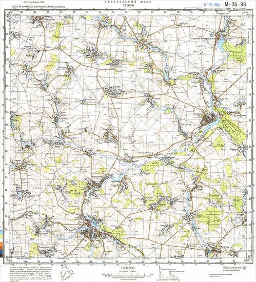 Mapy topograficzne Ukrainy 1-100 000  wersja radziecka z 1983r - M_35_096.JPG