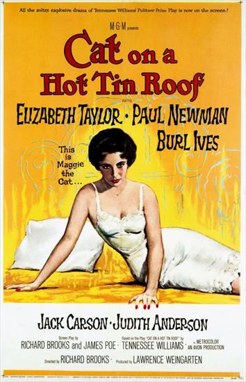 Kotka na gorącym, blaszanym dachu 1958 - poster.jpg