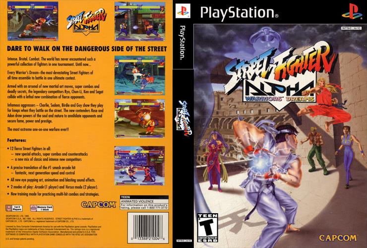  Cover PSX - Street Fighter Alpha Warriors Dreams Playstation - Cover.jpg