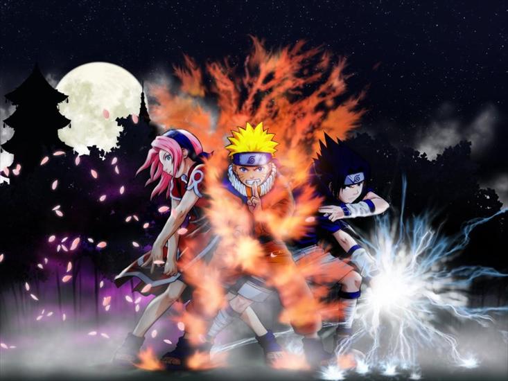Naruto, Sakura i Sasuke drużyna - wat.bmp