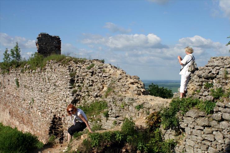 Moje wędrówki 2010 - Ruiny zamku w Hukvaldach i piękne widoki.JPG