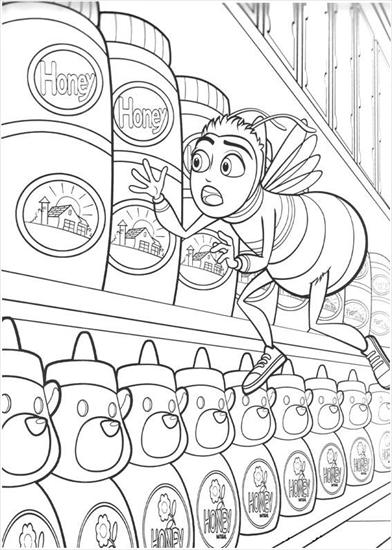 Film o pszczołach - film o pszczołach - kolorowanka 23.jpg