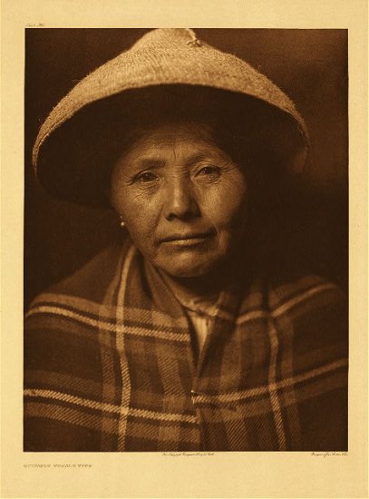 Edward S.Curtis-zdjęcia - Quinault Female Type.jpg