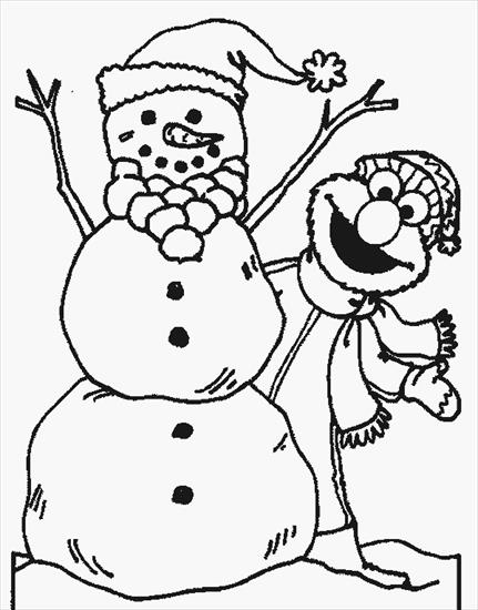 elmo - snowman.gif