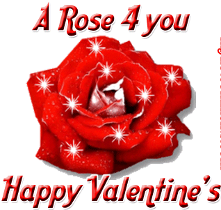 Motywy miłosne - Valentine rose.gif