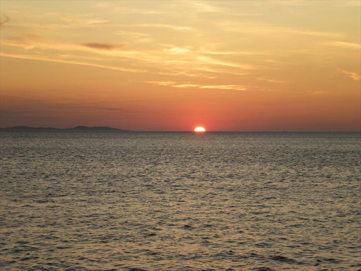 Chorwacja okolice Zadaru - zachód słońca Zaton Zadar.JPG