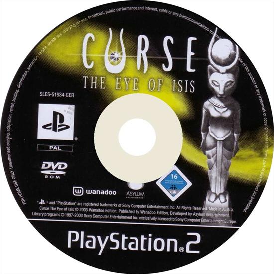 Okladki na gry ps2 - Curse - The Eye Of Isis - CD.jpg