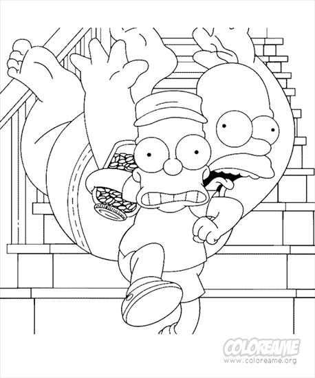 Simpsons - Simpsons - kolorowanka 3.gif