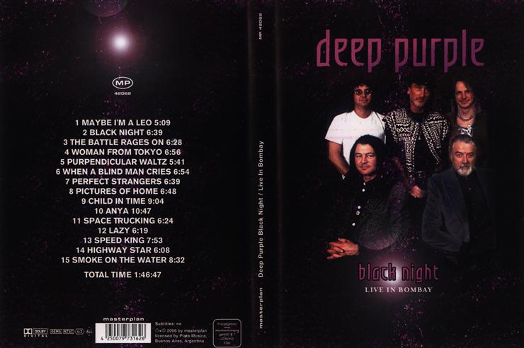 DVD Muzyka - Deep Purple - Black Night - Live In Bombay  -Cover-DP-Bombay.jpg
