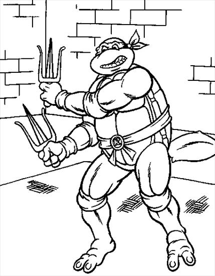 Wojownicze żółwie ninja - Wojownicze żółwie ninja - kolorowanka 71.gif