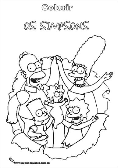 Simpsons - Simpsons - kolorowanka 5.gif