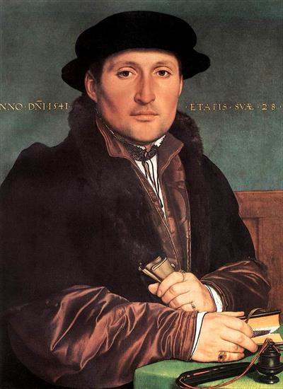 Holbein Hans - Holbien_the_Younger_Unknown_Young_Man_at_his_Office_Desk.jpg