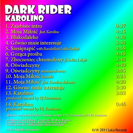Dark Rider - Karolino 2011album - back_cover_750px.jpg
