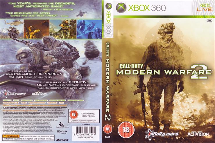 Okładki XBOX 360 - Call Of Duty Modern Warfare 2.jpg