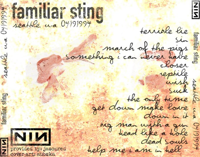 Nine Inch Nails 1994-04-19 Familiarsting - familiarstingback.jpg