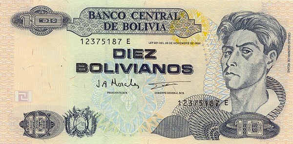 Bolivia - BoliviaP204c-10Bolivianos-L19861997-donatedsb_f.jpg