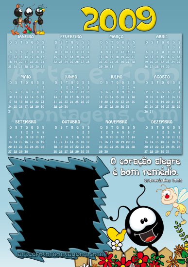 Ramki kalendarz 2009 - smilinguido.png