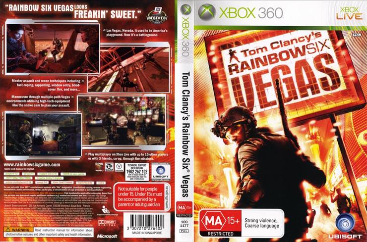 Okładki do gier Xbox360 - Rainbow_Six_Vegas_PAL-cdcovers_cc-front.jpg