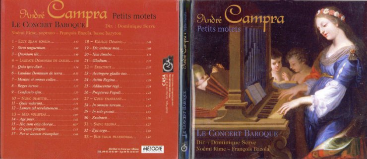 Petits motets Nomi Rime, Francois Bazola, Le Concert Baroque - Dominique Serve - Campra-Motets_recto.jpg