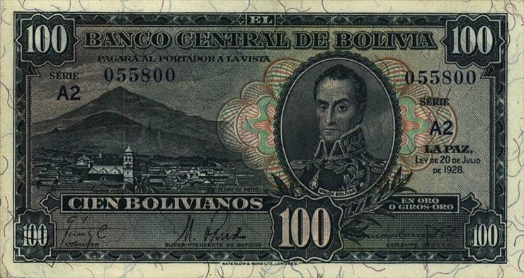 Bolivia - BoliviaP133-100Bolivianos-1940-donatedTA_f.JPG