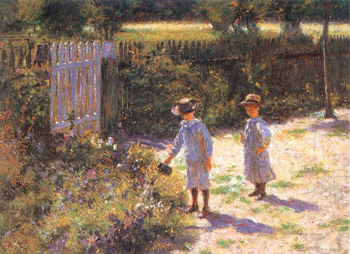 malarstwo - Władysław Podkowiński Dzieci w ogrodzie.jpg