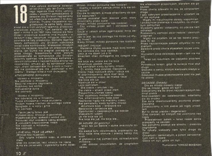 TOMASZ BEKSINSKI    ARTYKULY, RECENZJE CD - Joy Division teksty MM.jpg