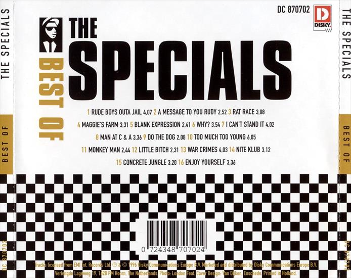 1996 Best Of - The Specials - 131mb  320kbs - The Best Of - The Specials Back 1996.jpg