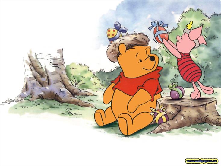 obrazki dla dzieci - Wallcate.com - Wallpapers Winnie the Pooh - Cartoon.jpg