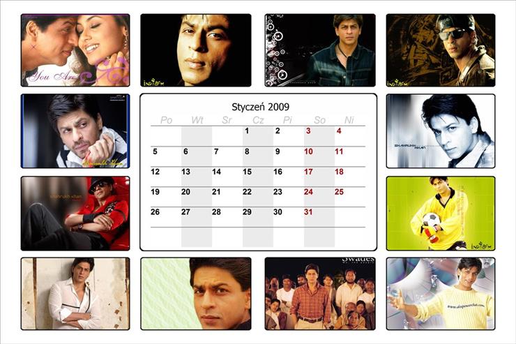 Kalendarze 2009 z Shahrukh Khan - shah rukh khan 132.jpg