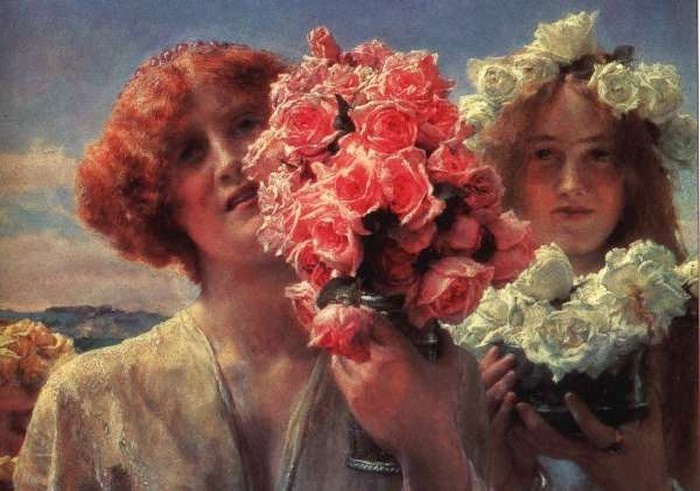 Alma-Tadema Sir Lawrence - 1836-1912 - Young Girls with Roses.jpg