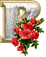 Alfabety z Bukietem kwiatów - 015 - p.gif