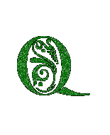 Alfabet Zielony - Akant - 006 - Q.gif