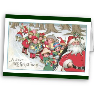 Boże Narodzenie 1 - vintage_christmas_card_santa_and_kids-p137945244035370510tru4_313.jpg