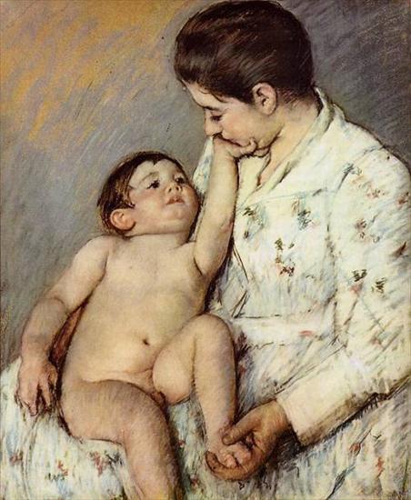 Mary Cassat - Mary_Cassatt_xx_Babys_First_Caress_18912.jpg
