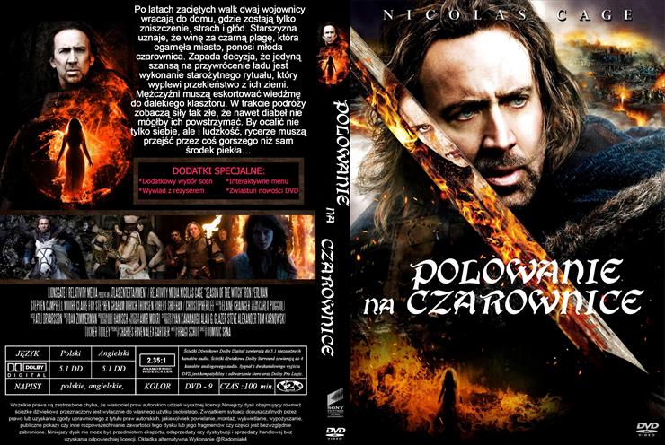 OKŁADKI filmów DVD 2011 rok - POLOWANIE NA CZAROWNICE.jpg